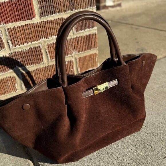 Saya Bag - An Italian bag made of genuine suede - Picture 10 of 14